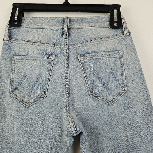 MOTHER - The Tomcat in Super Blast From The Past Size 25 button fly Distressed - Picture 10 of 14
